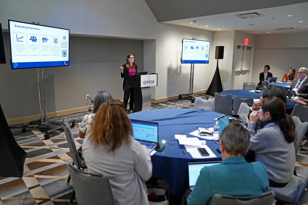 speaker at OPDA meeting